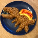 やってしまったボクちゃん4歳のBIRTHDAY　失敗気味の恐竜ケーキ＆恐竜料理